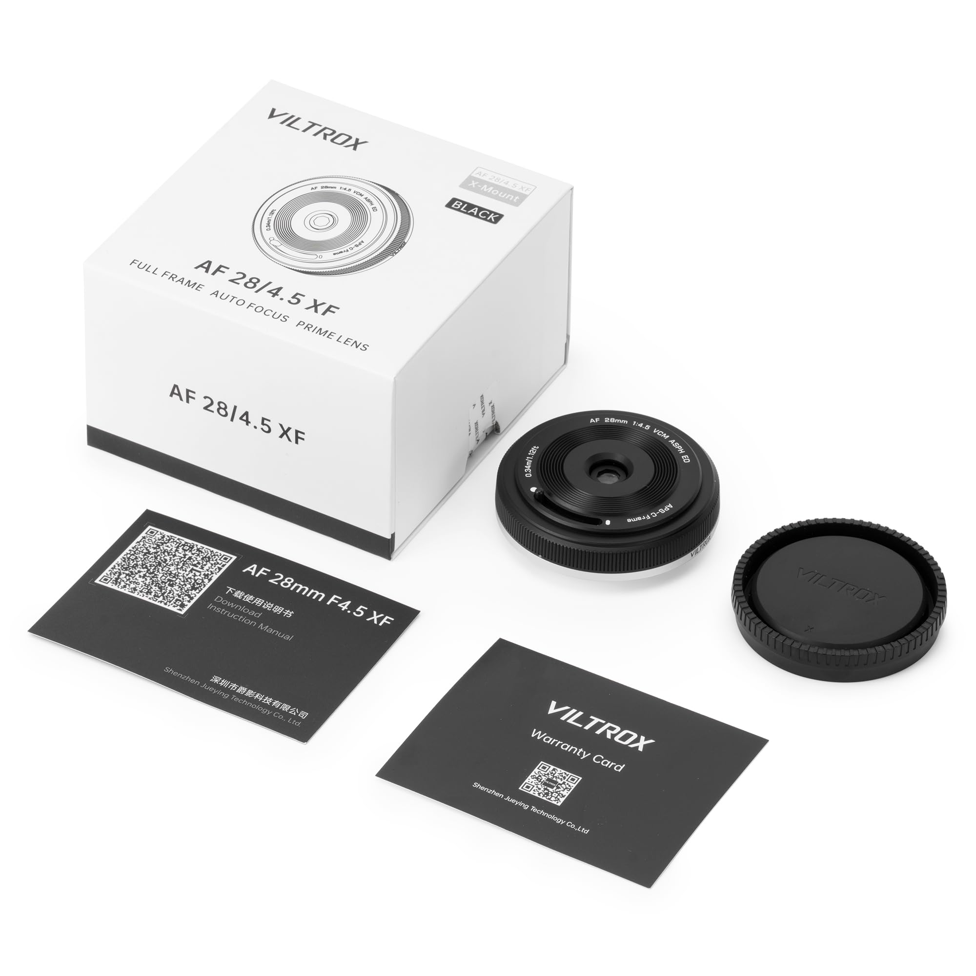 VILTROX AF 28mm F4.5 XF Full Frame Lens for X-Mount, AF 28/4.5