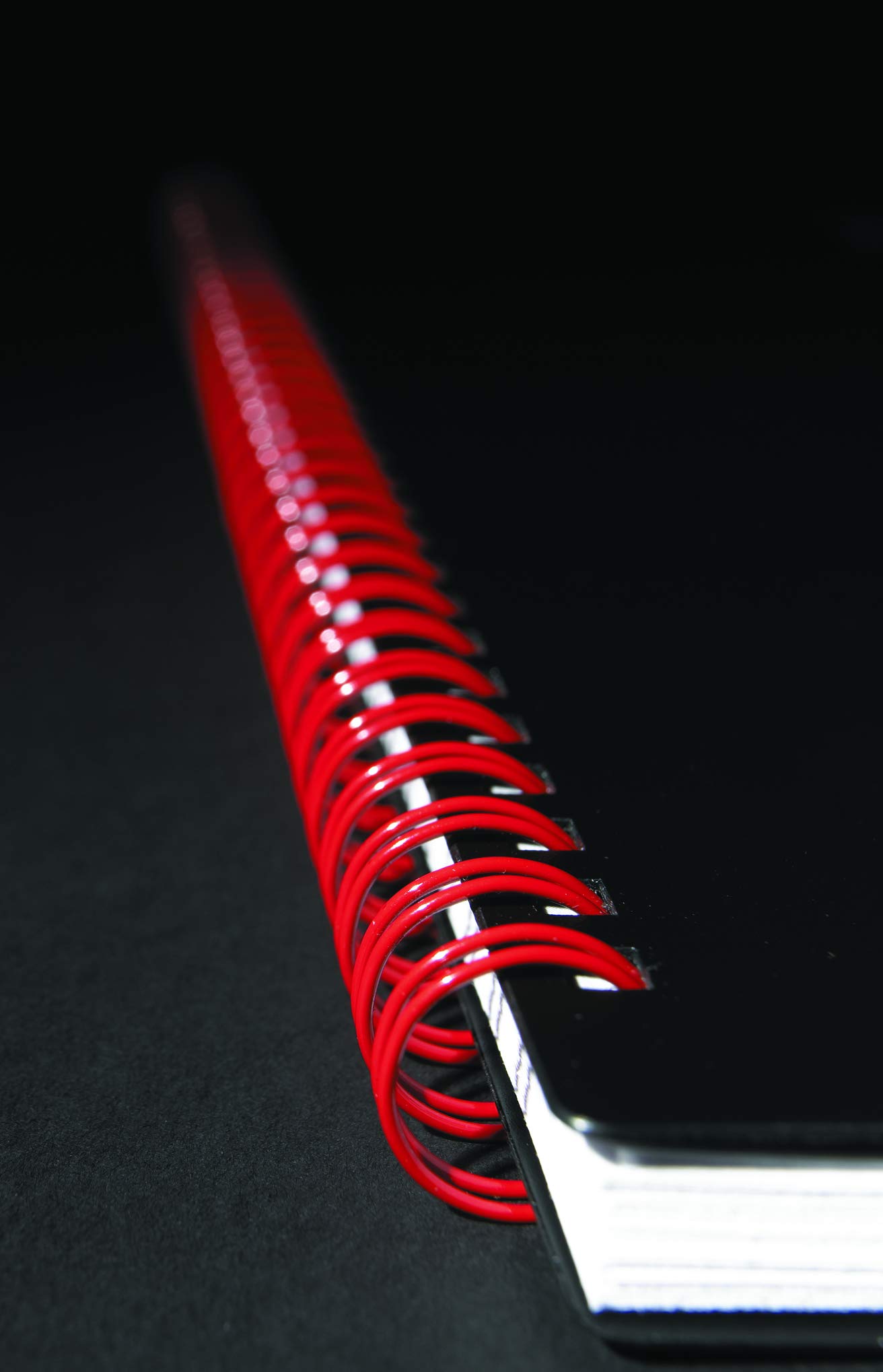 Oxford 400047654 Black n' Red - Cuaderno de espiral, 5 unidades, DIN A4, cuadriculado, tapa flexible, 70 hojas, color negro y rojo