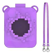 Purplesilicone Case Washable Protective Portable Holder with Lanyard for Bitzee Magicals Interactive Ioy Digital Pet New 2025 High Reliable Electronic Component