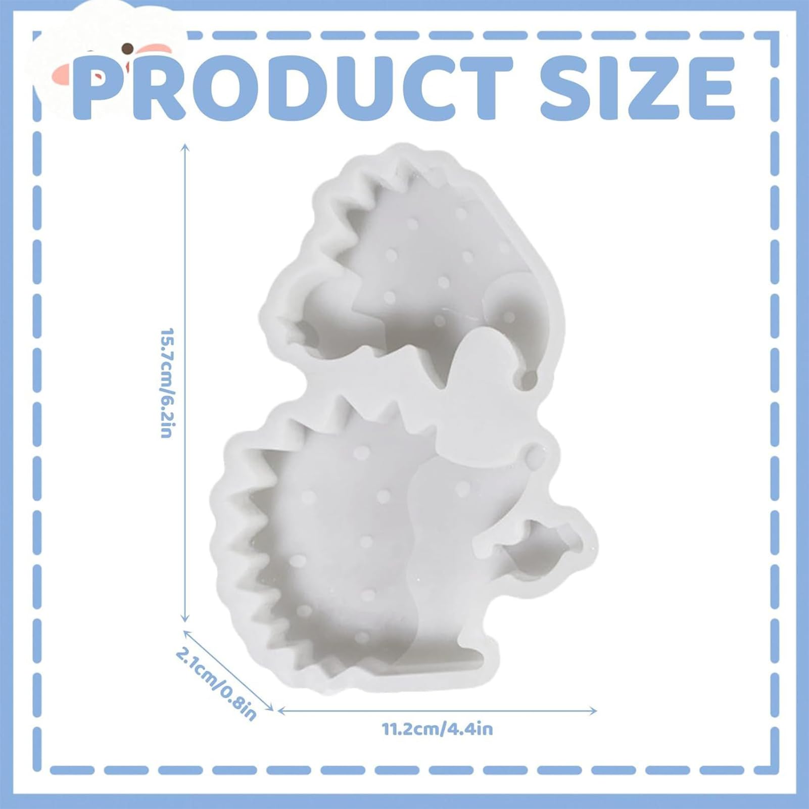 Silicone per Cemento Creativo Riccio 3D Flessibile Facile Sformatura | Stampo Da Colata In Gesso Artigianale Decoratori, Insegnanti Di Fai Da Te E Organizzatori Eventi