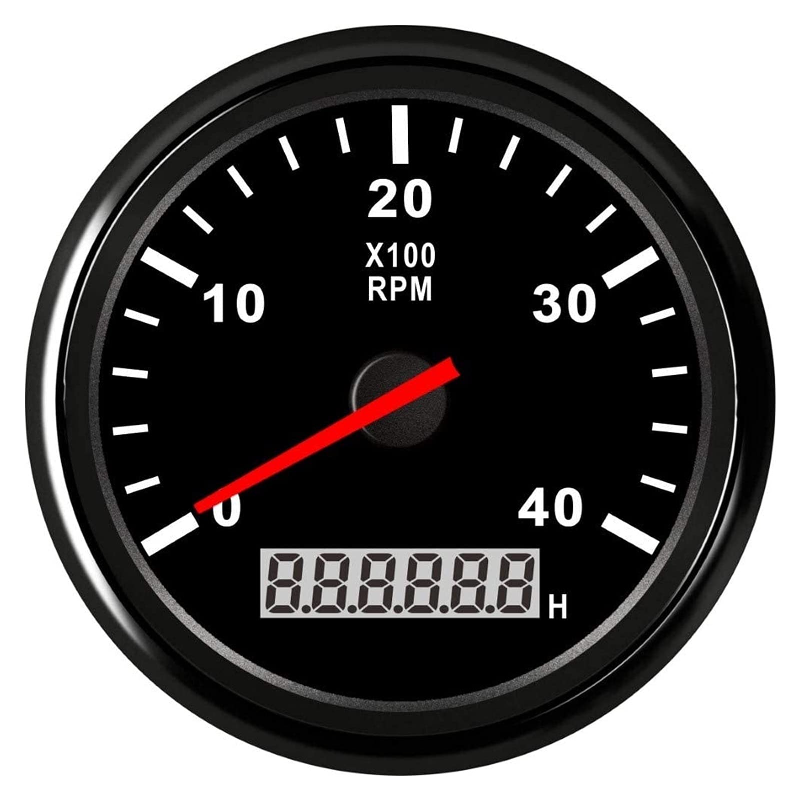 Tacómetro 0-4000 RPM XMING calibre tacho de 85 mm para vehículo y yate marino 3
