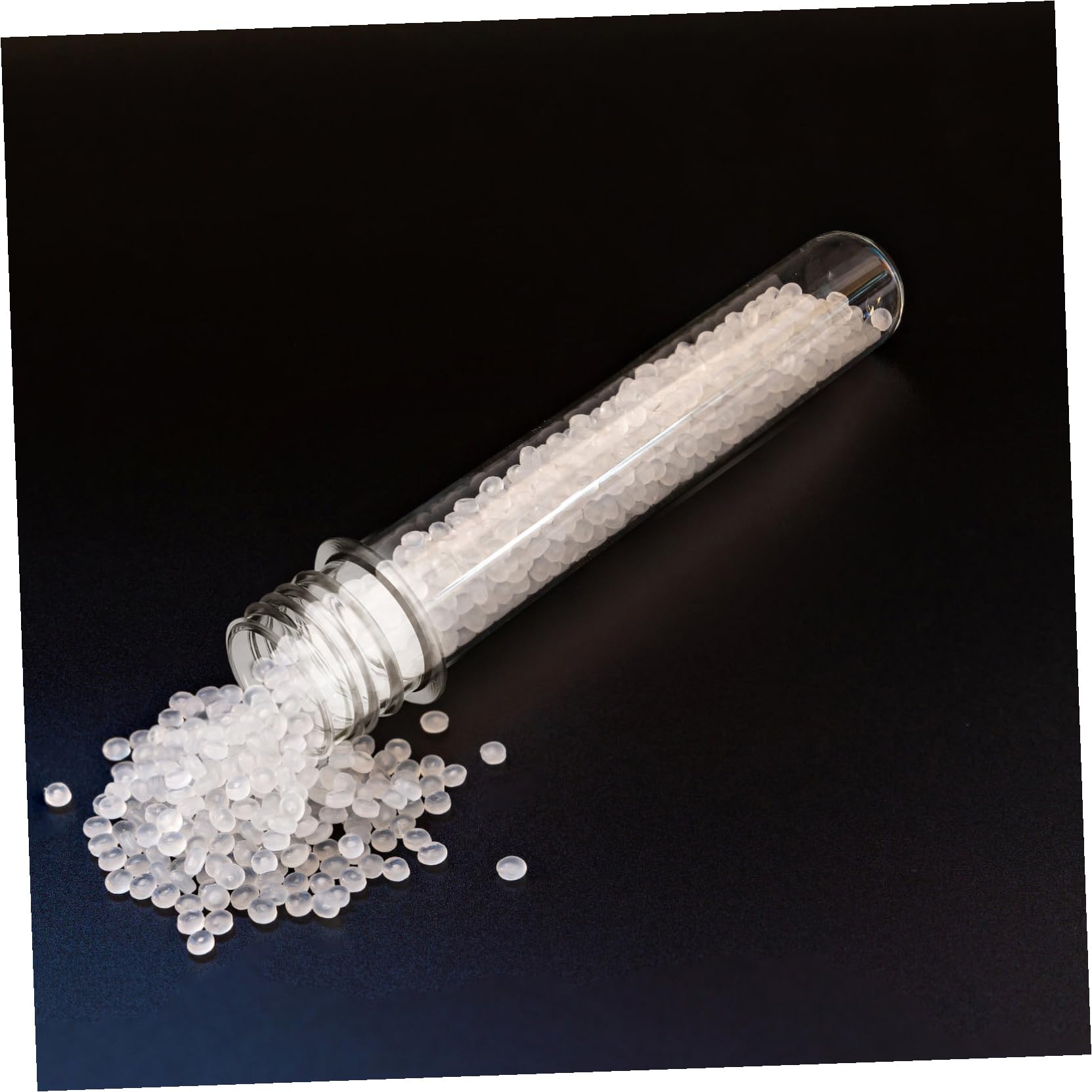 BESTYASH Provette in Plastica Pet Provette Trasparenti con Tappo Vite in Alluminio di Campioni per Oggetti Artigianali