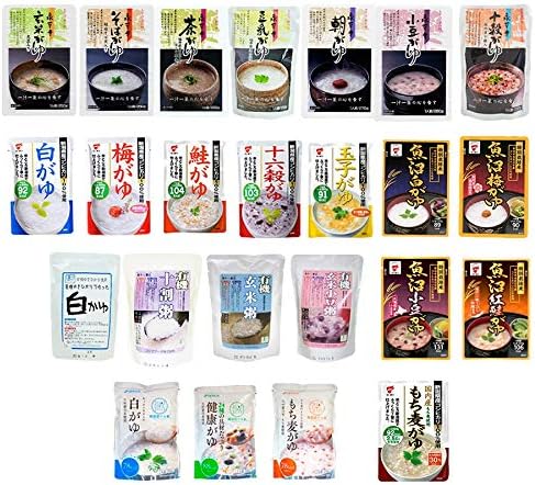 Amazon レトルト おかゆ 詰め合わせ 24種類 セット 永平寺 たいまつ 魚沼 コジマフーズ 有機 もち麦 お粥 Earthink おかゆ 雑炊 通販