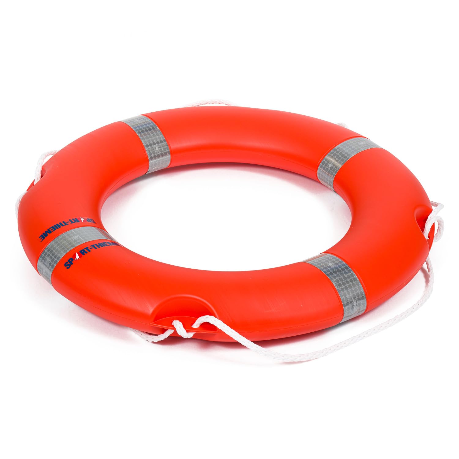 Sport-Thieme Rettungsring Solas | EN-Norm 14144 | Wassersport & Sportschifffahrt | Griffleine, Reflexstreifen | 45 cm Innen, 75 cm Außen | 14,5 dnN | 2,5 kg