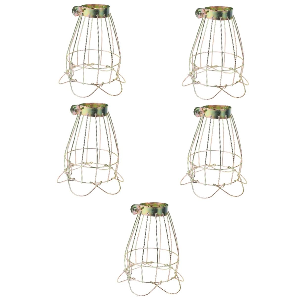 POPETPOP 5 Pezzi Scatola - Filo Scottante Coperchio Lampada Lampadine Lampada Termica Riscaldatore Lampadina Gabbia Guardia Vintage Gabbia Luce Rettile Paralume Rettile