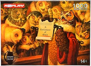 Puzzle Jigsaw Parliament of Owls1000 Piece Multi-colo