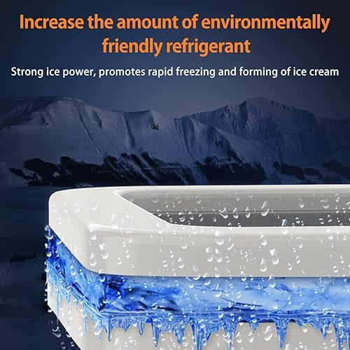 Miniatura 8 de Máquina de helado instantáneo, máquina de helado laminado, máquina de helado de punto dulce para helado enrollado casero, Softserve, gelato, sorbete