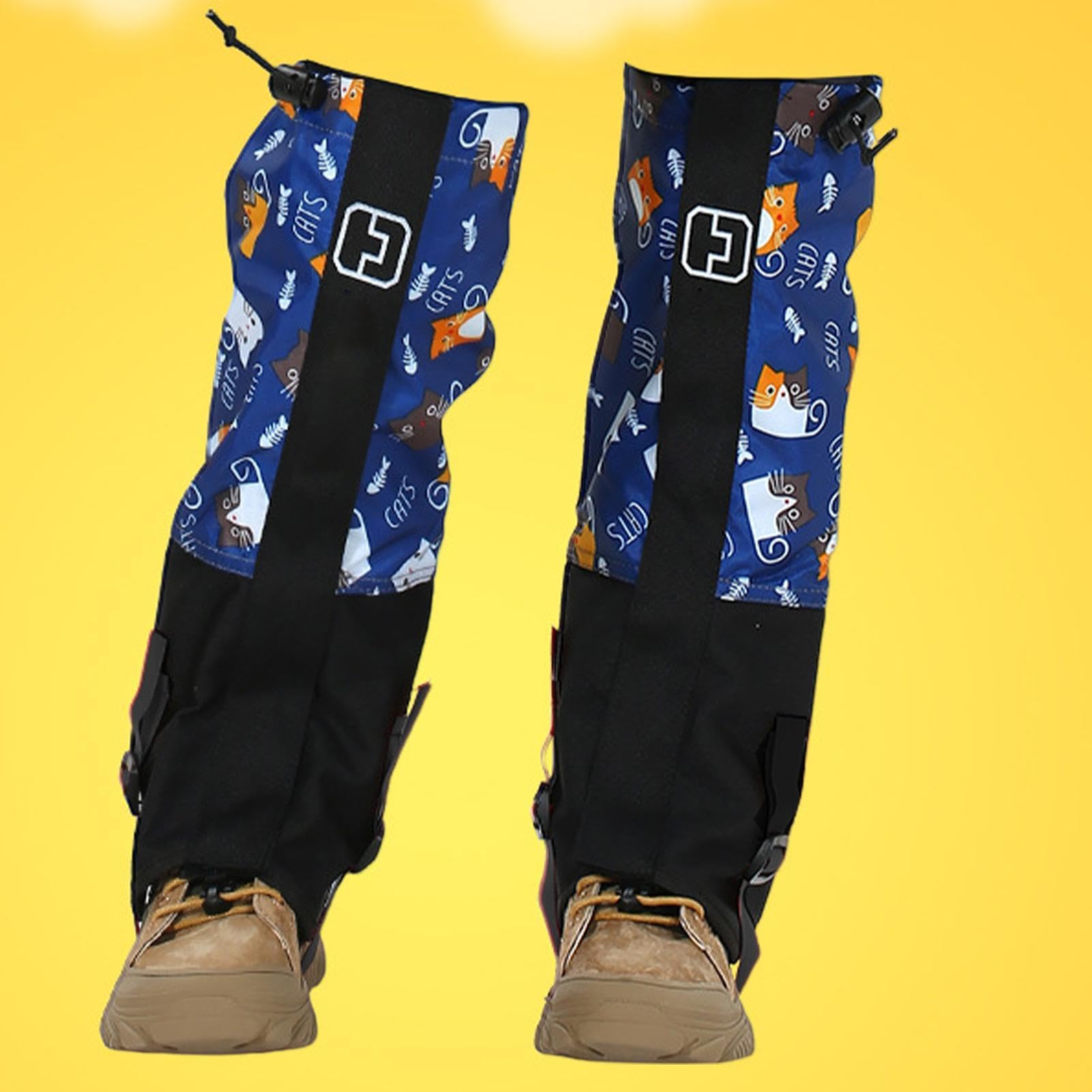 Polainas de pierna para la nieve, protectores de piernas a prueba de viento para actividades al aire libre, protección transpirable para niños pequeños niñas al escalar, caminar de invierno