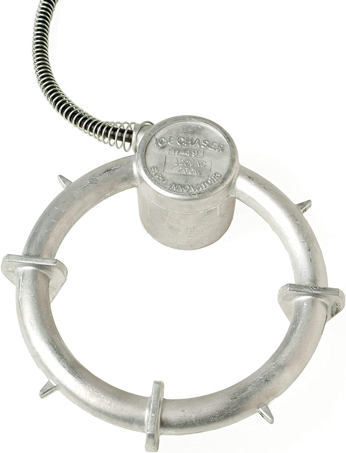 Farm Innovators Submergible Tank De-Icer, 1000W Water Deicer- Ice Chaser Cast Aluminum Design with Chew Proof Cord for Livestock Water Stock Tank