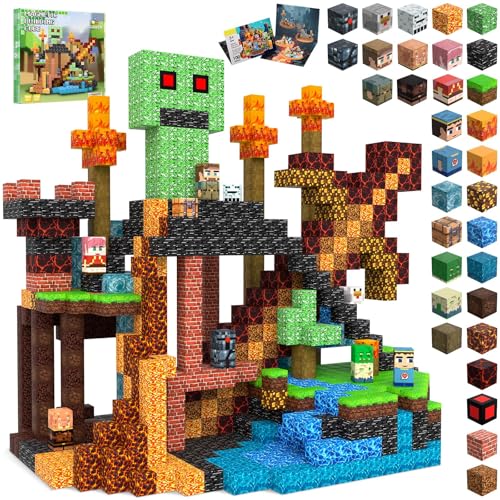 SSAWER 100 PCS Magnetic Blocks