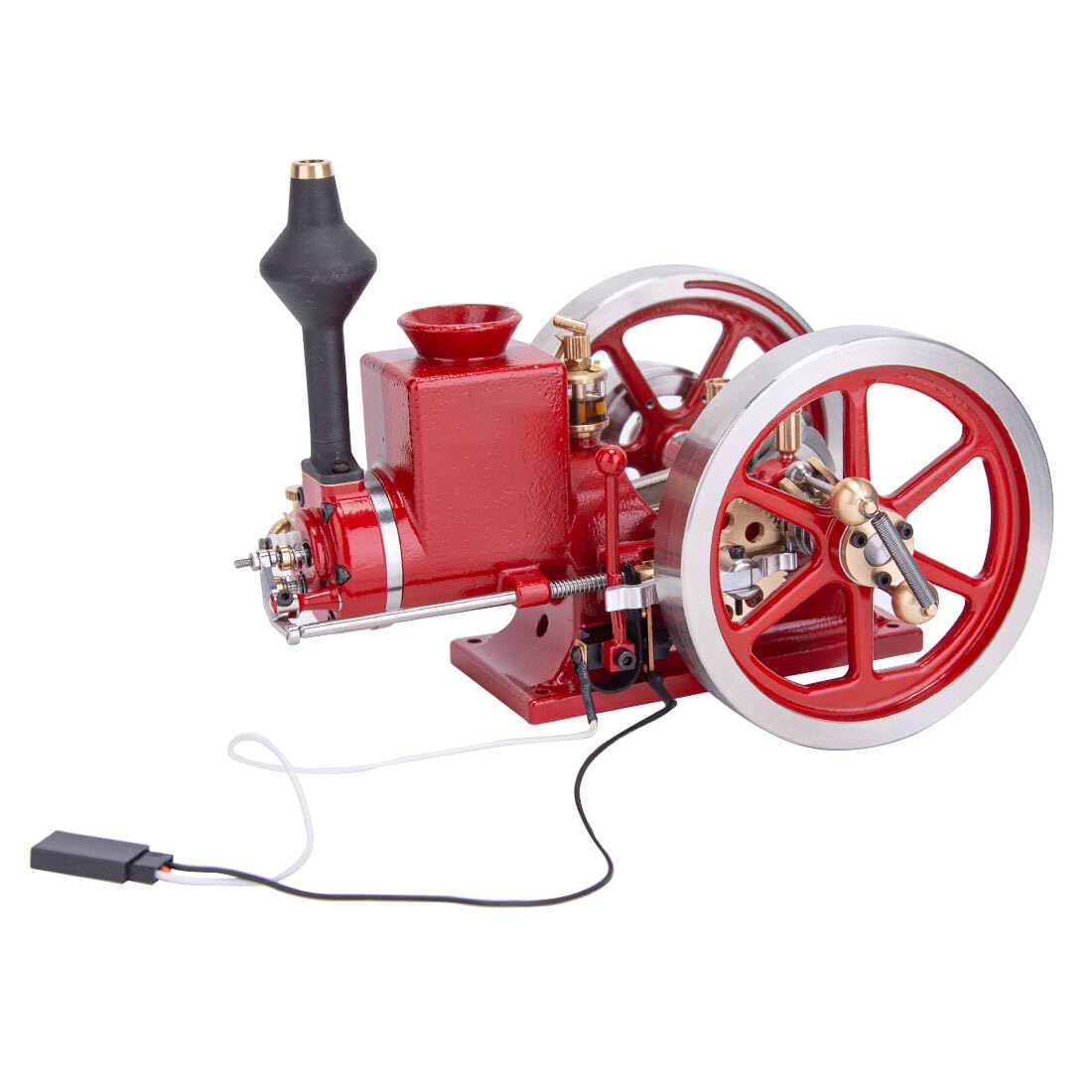 APAP Hit and Miss Engine Model, HM-01 7cc Engine 4-stroke Horizontal Hit and Miss Internal Combustion Engine (RTR Version)