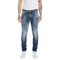Replay jeans da uomo elasticizzati, blu (Medium Blue 009)