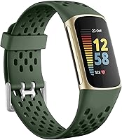 Vista 13 de Getino Compatible con Fitbit Charge 5 Bandas/Charge 6 Bandas para Mujer y Hombre, Correa Deportiva de Repuesto Ajustable y Transpirable para Fitbit