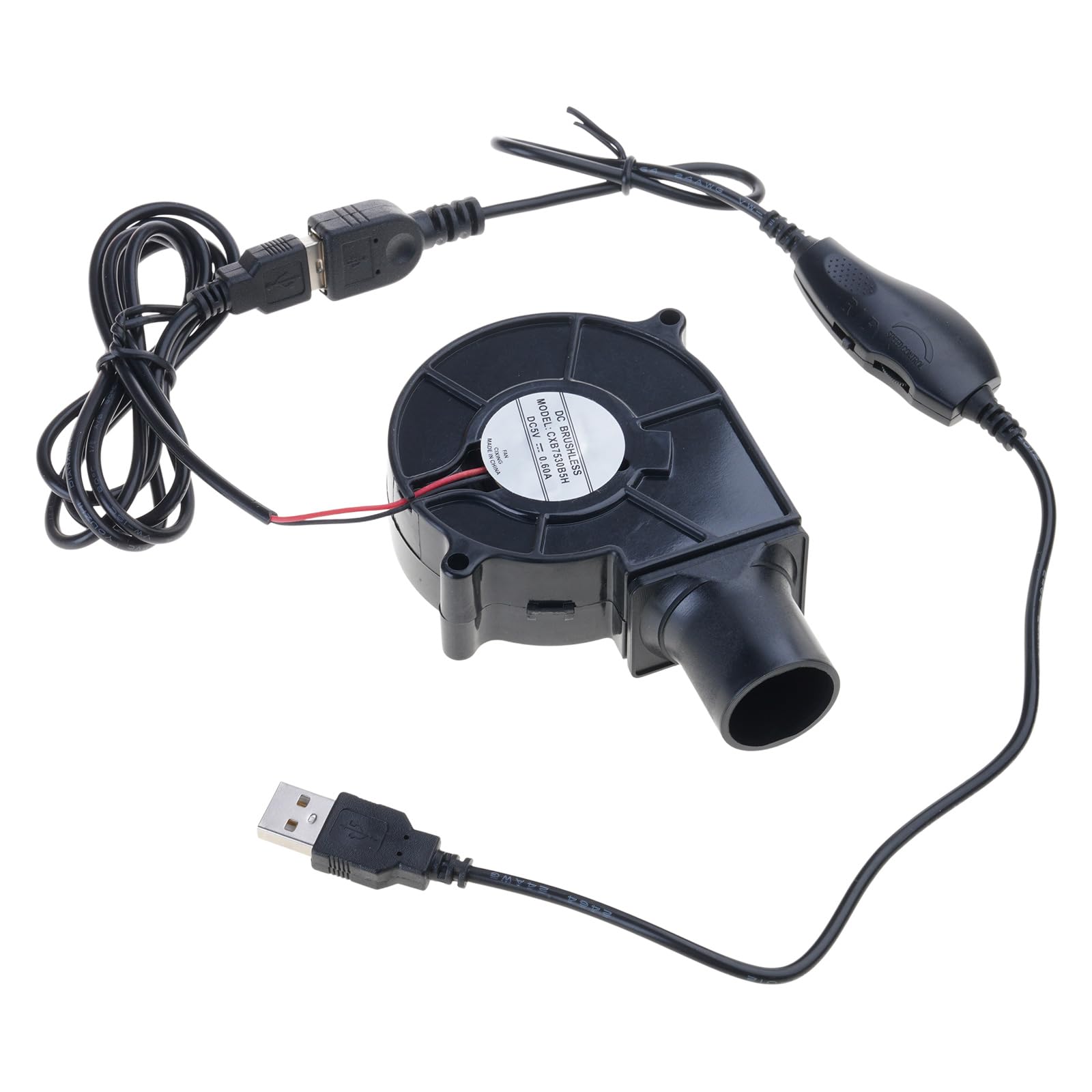 Kalttoy 7530 Air Blower Bbq Fan Speed ​​Adjustment 3000Rpm Usb Fan For Picnics Outdoor Cooking Blower With 280Cm Cable