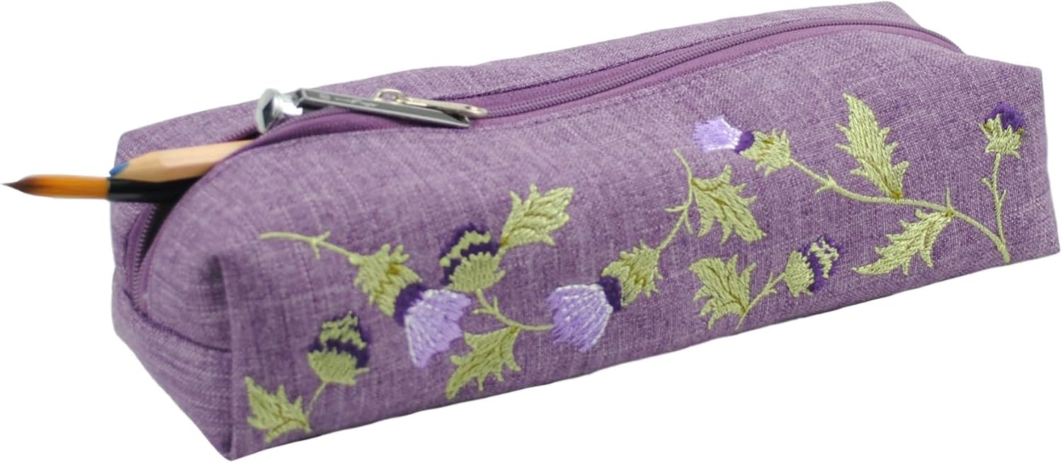 Cosmetic Case in a Glencoe Thistle Design.