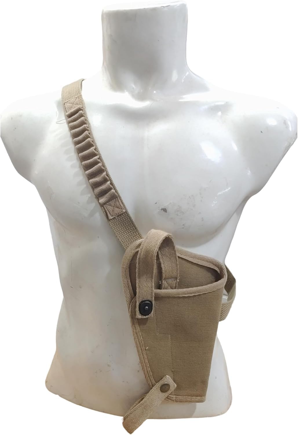 WWII M3 Colt Shoulder Holster for M1911 .45 Tanker – Vintage U.S. Army Style Reproduction with Adjustable Straps and Buckles for Comfortable Carry