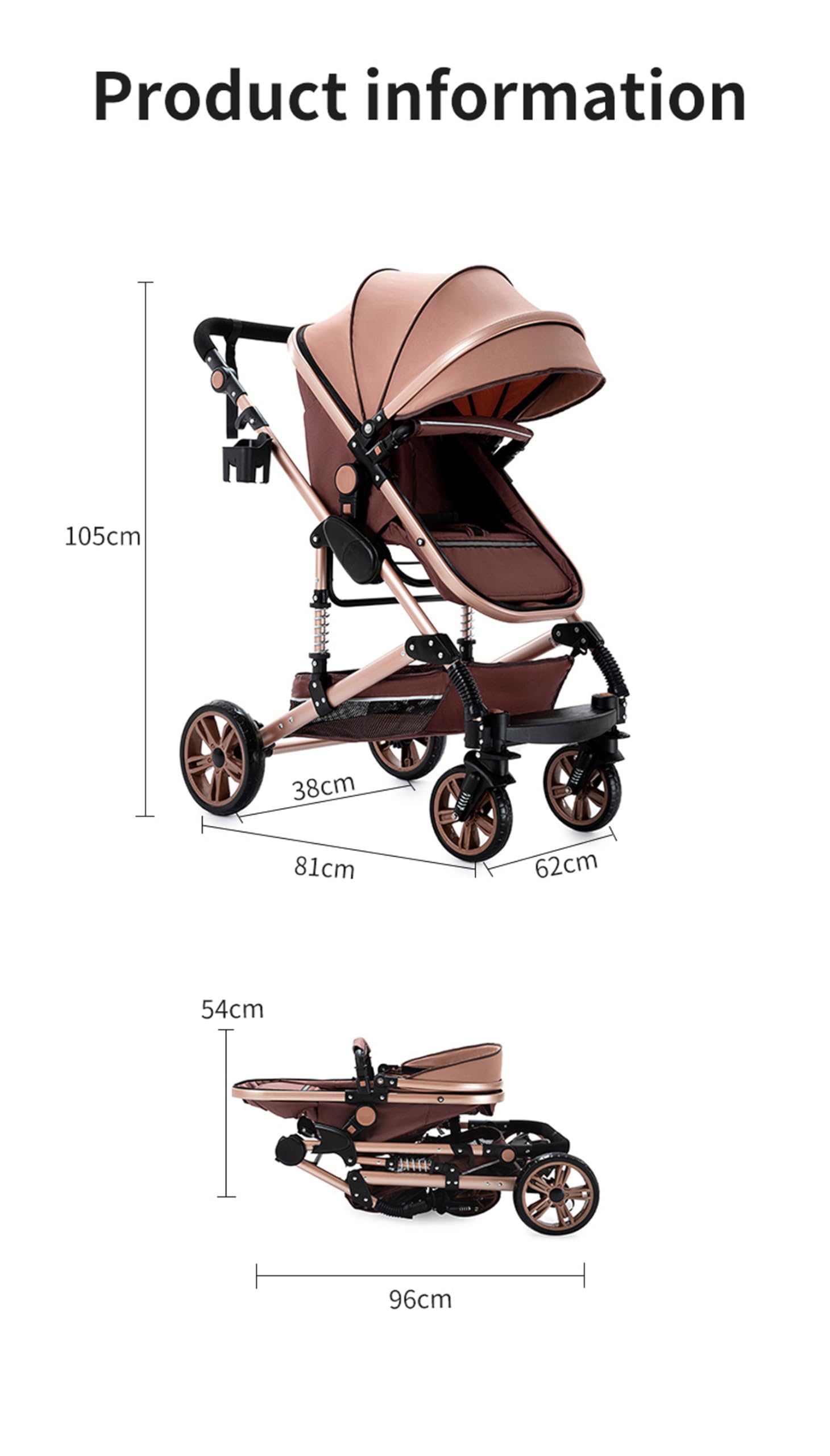 Infant Stroller Finance In Baby Stroller With Bassinet