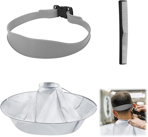 Miniatura 8 de Colector de pelo para cortes de pelo, guía de corte de pelo para hombres, herramienta de corte de pelo desvanecido, Azul Azul,Negro -,Gris,Rojo