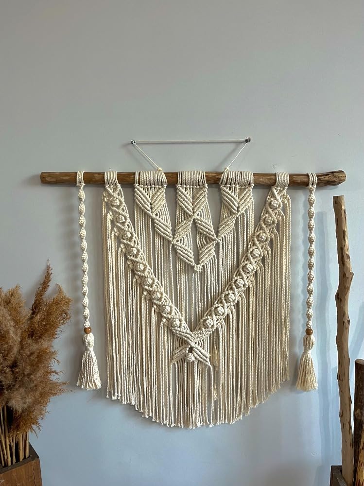 Makrome Duvar Süsü Yeni Hand Made