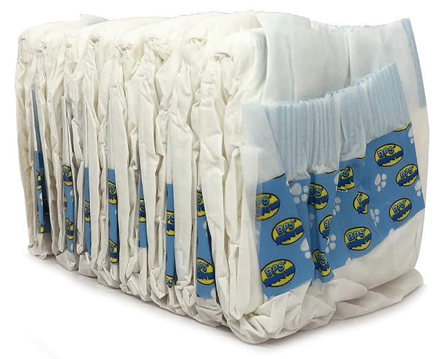 Foto 2 de 5 de BPS 8 Pcs Braguita Higiénica Pañal Sanitarios para Perro Mascotas Fisiológicas Bragas Higiénicas 5 Tamaños…
