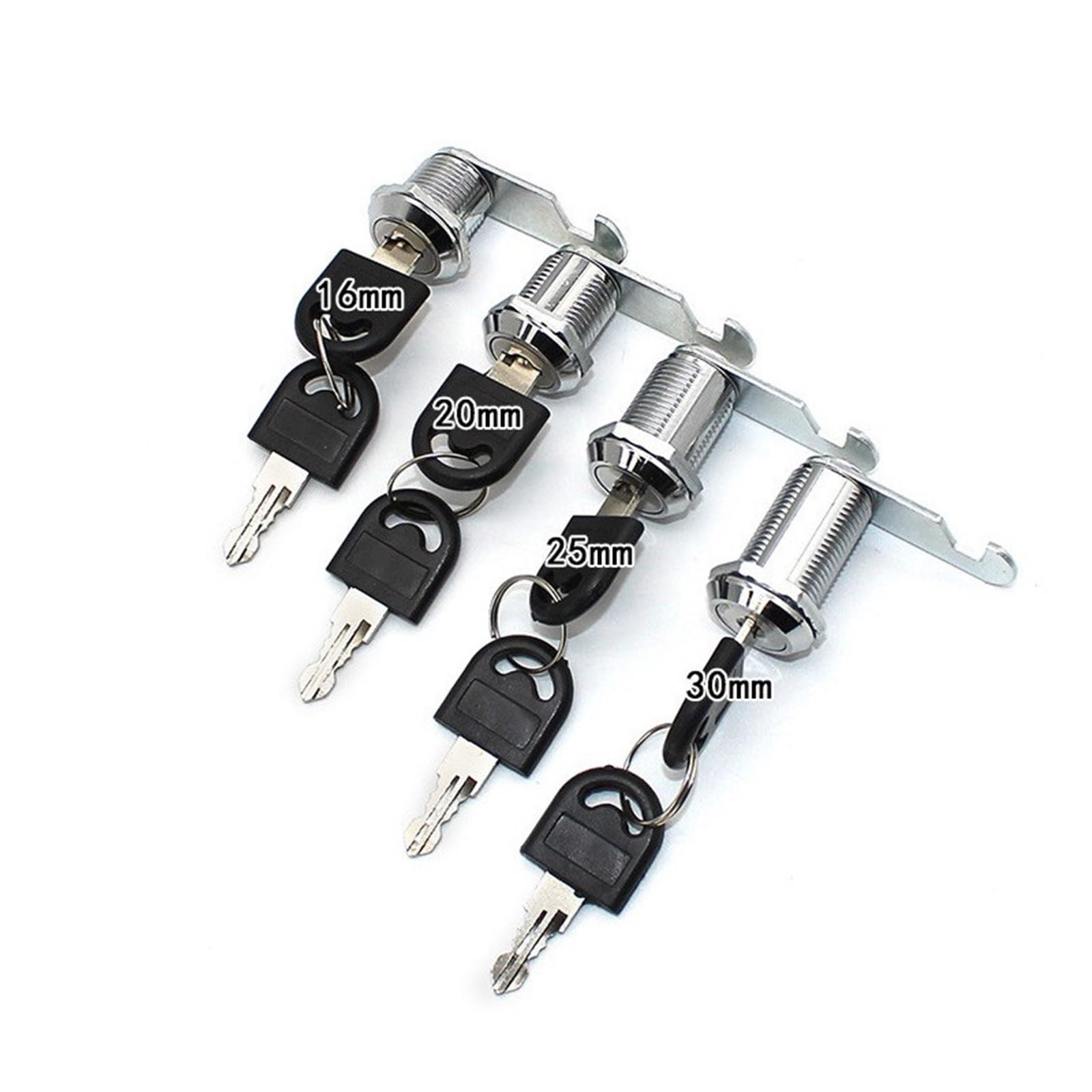 Schublade, Aktenschrank, Metallschrank, Nockenschloss, länger, 10 mm, 16 mm, 20 mm, 25 mm, 30 mm, Werkzeugschrank, Ausrüstung, Schrank, Kastenschloss, 1 Stück(Same key 16mm)