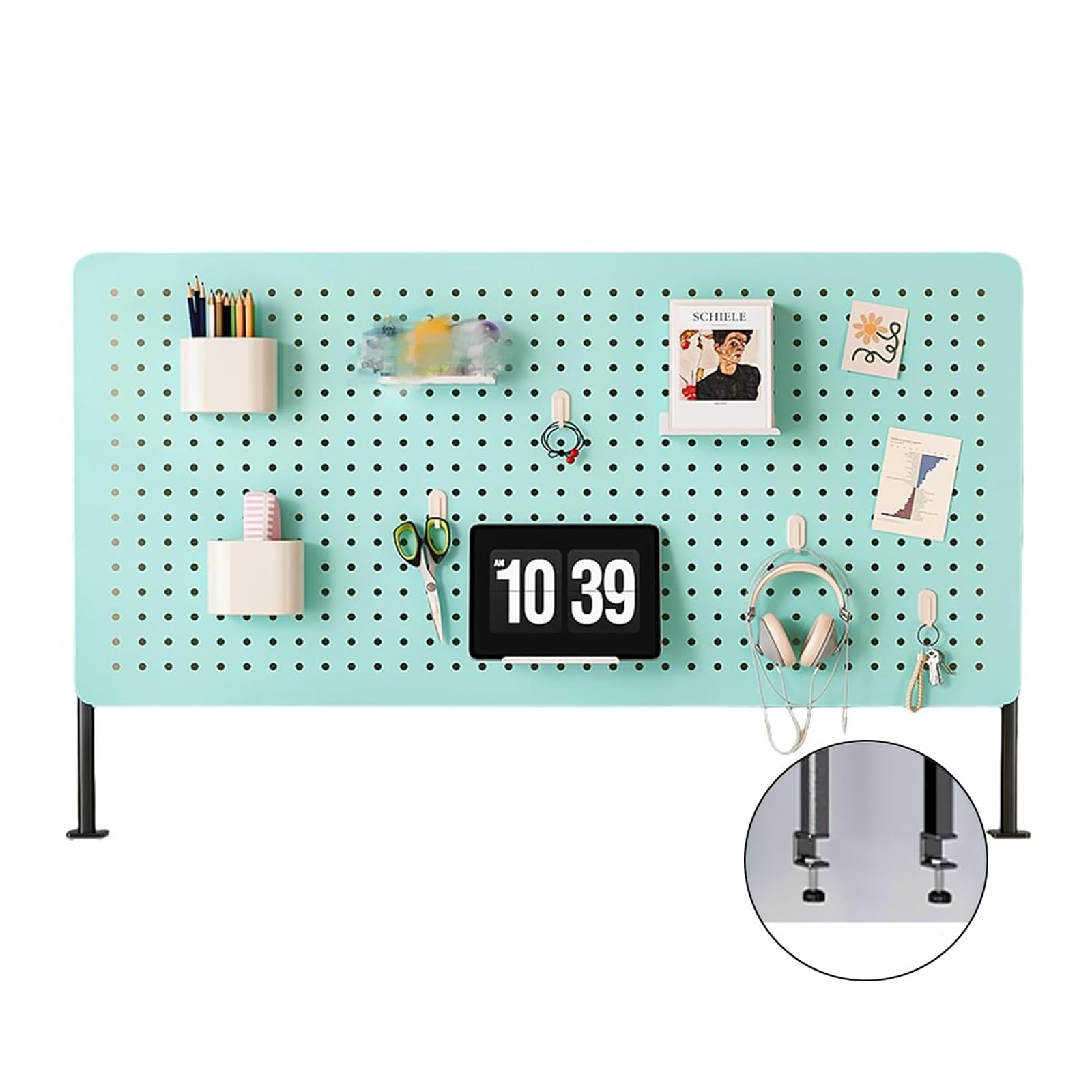 Zestaw organizerów Pegboard – wszechstronne rozwiązanie do przechowywania na biurko, do domowego biura, kuchni i gabinetu, oszczędzająca miejsce konstrukcja dla wydajnej organizacji