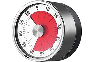 Easy-to-Read Visual Timer: 60-Minute Magnetic Countdown Companion