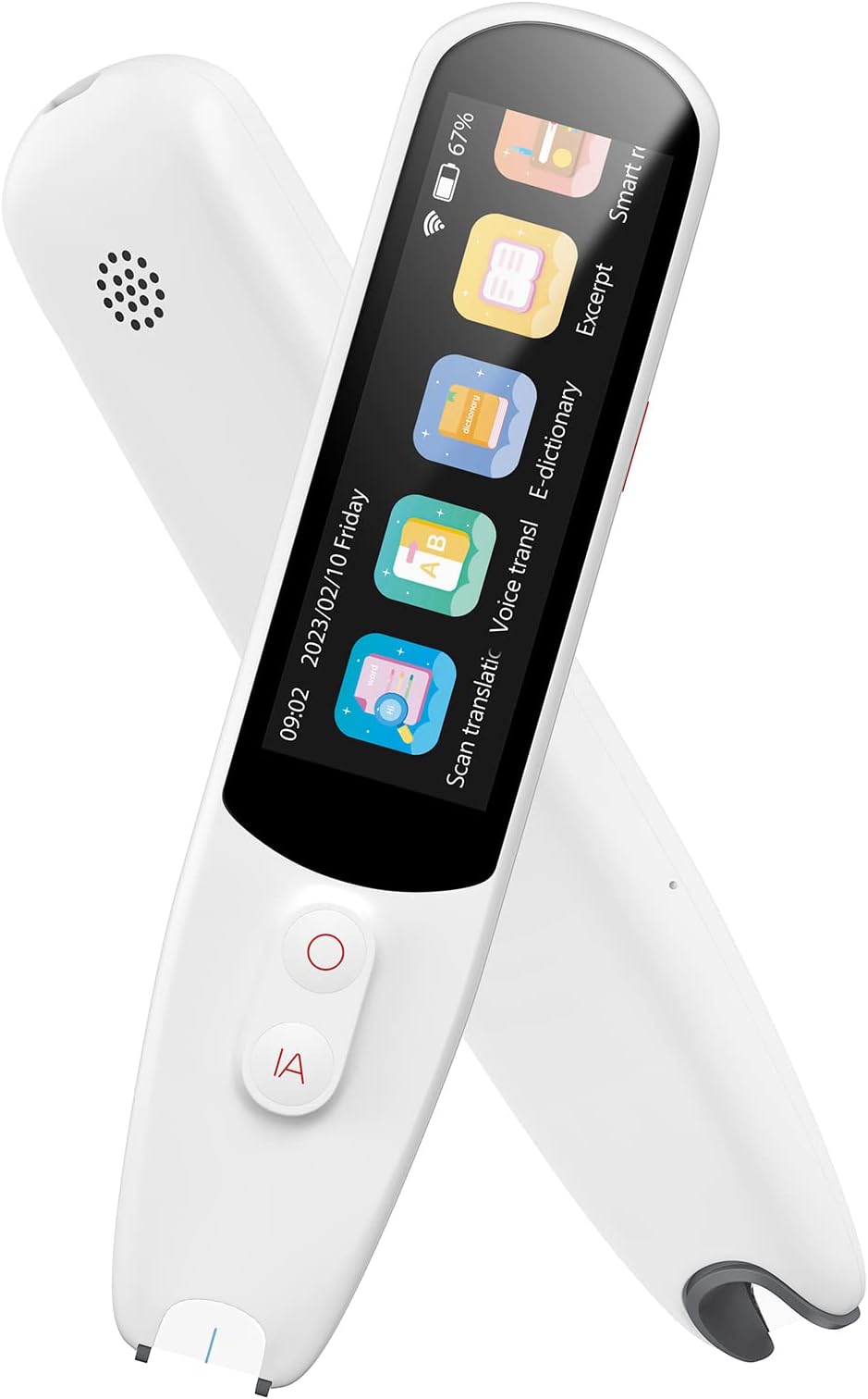 SVANTTO 4-in-1 Translator Pen & Reading Pen for Dyslexia Readers,Students and Language Learners —OCR Translation (102 Languages), Text-to-Speech Reading, Smart Notes, Voice Recorder-No Monthly fee