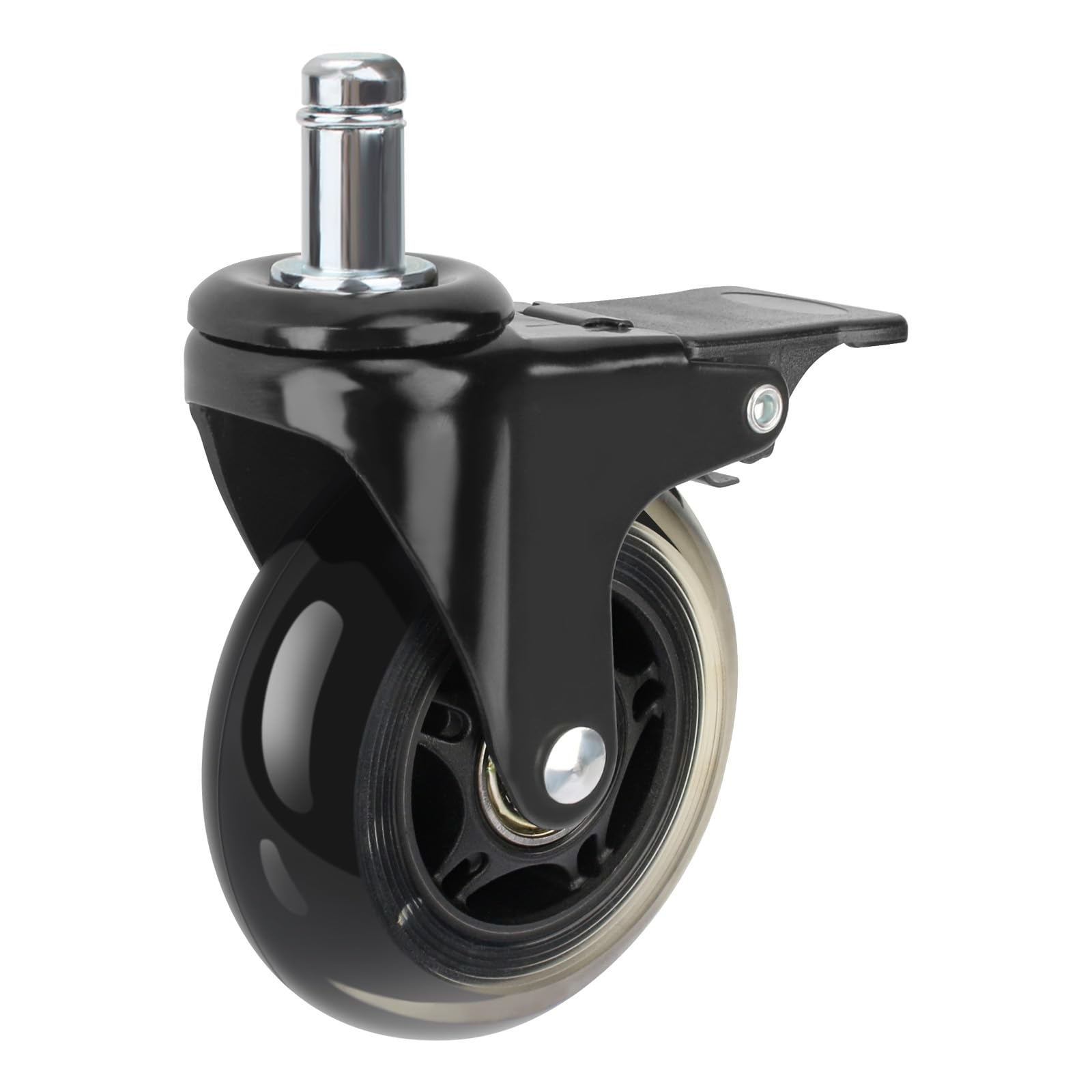 3'' Grill Caster Wheel with Brake for Traeger Pellet Grills, HDW302, 2 Pack