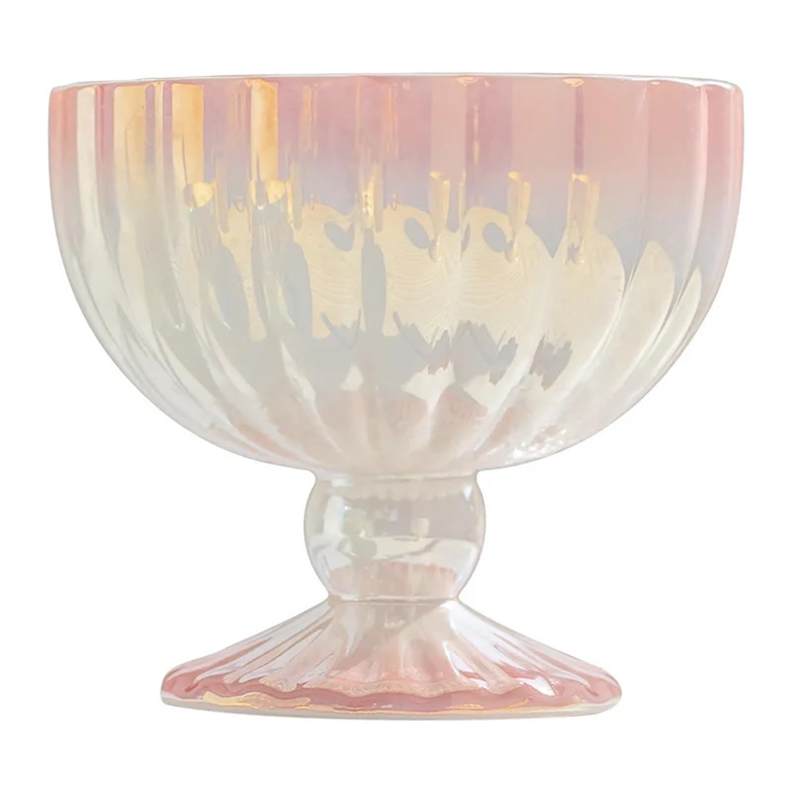 Coupe à glace et bol collation en céramique rose pour sublimer vos tables de brunch