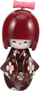 Sewroro Enfeites De Boneca Quimono Decoração Para Casa Bonecas De Madeira Decoração Japonesa Para Casa Ornamento Japonês Quimonos Boneca De Madeira Japonesa Quimonos Boneca De Madeira