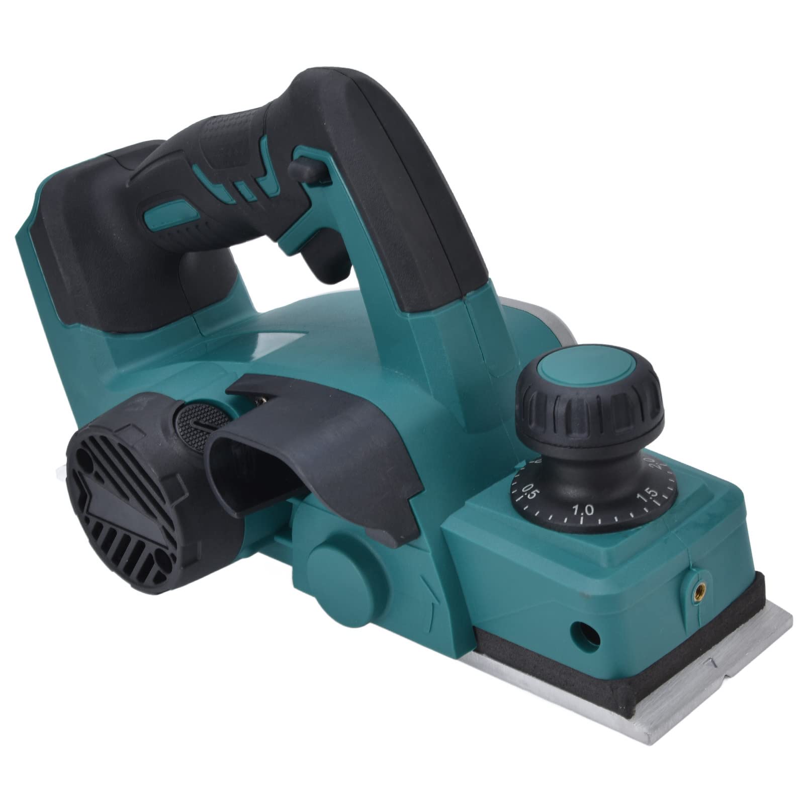 Pialla Elettrica per Legno Senza Fili da 82 Mm, Acciaio Inossidabile e Nylon PA6, Batteria da 21 V, 15.000 Giri/min, profondità Regolabile da 0 a 2 Mm per Utenti di Officine Domestiche per la
