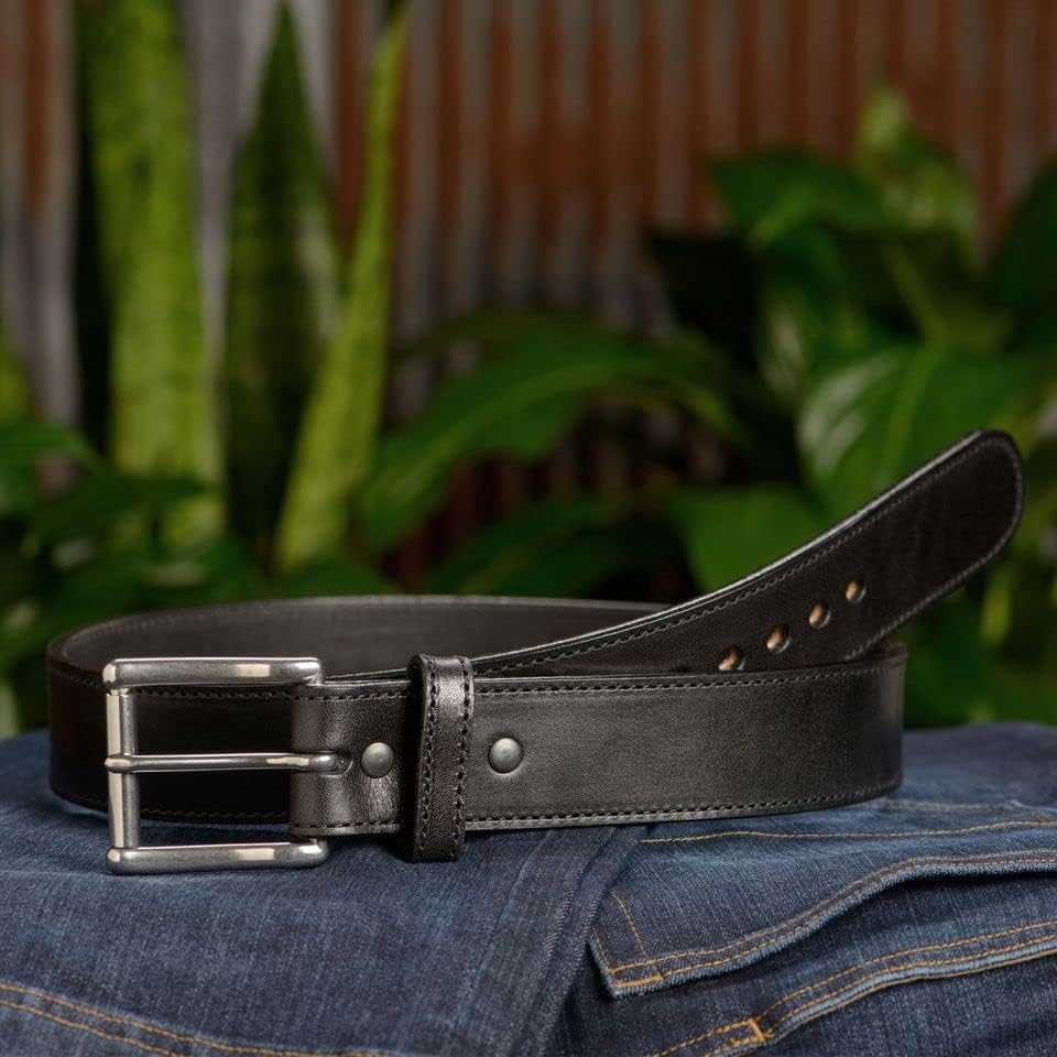 Bullhide Belts Mens Leather Belt for Casual, Dress, 1.75" Wide - Image 2