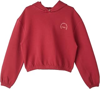 s.Oliver Girl's 2118666 Sweatshirt, Ruby-red #BC3F4A, 164