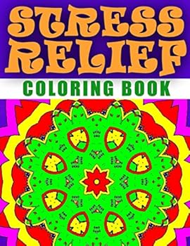 Paperback STRESS RELIEF COLORING BOOK - Vol.7: adult coloring book stress relieving patterns Book