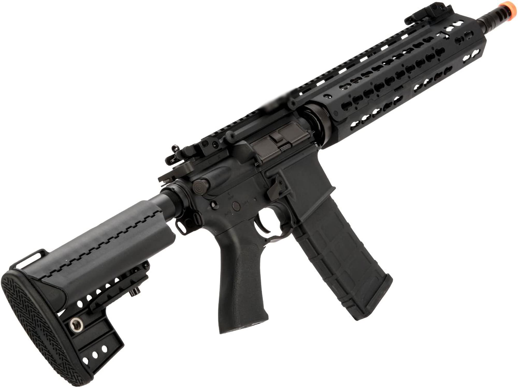 Evike Airsoft - CYMA Sport Keymod-S Airsoft M4 AEG (Color: Black/Carbine Length)