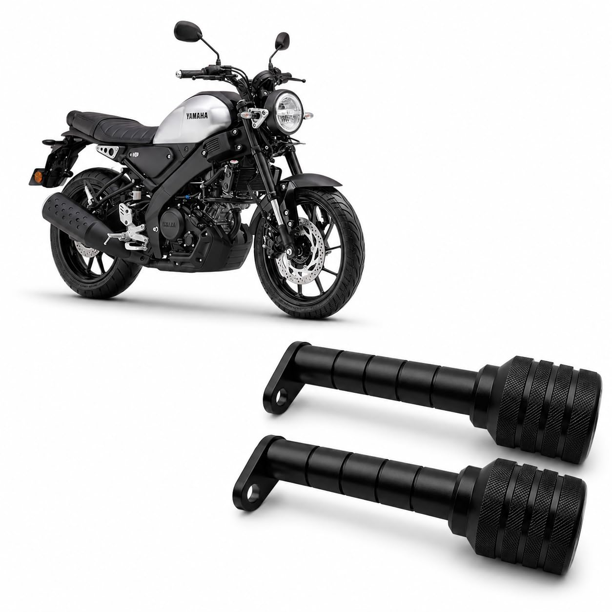MOXZILLA XSR 155 Bike Frame Slider Direct Fit Suitable for All Version Bike (black)-image-11