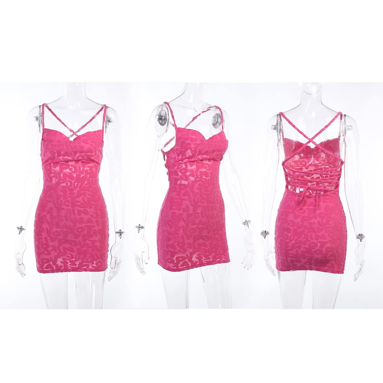 Vestito Donna Spaghetti Strap Abito Corto Estivi Elegante Cerimonia Vestiti con Cinturino a Spalla Texture Jacquard Abiti da Cerimonia Festa Cocktail Party