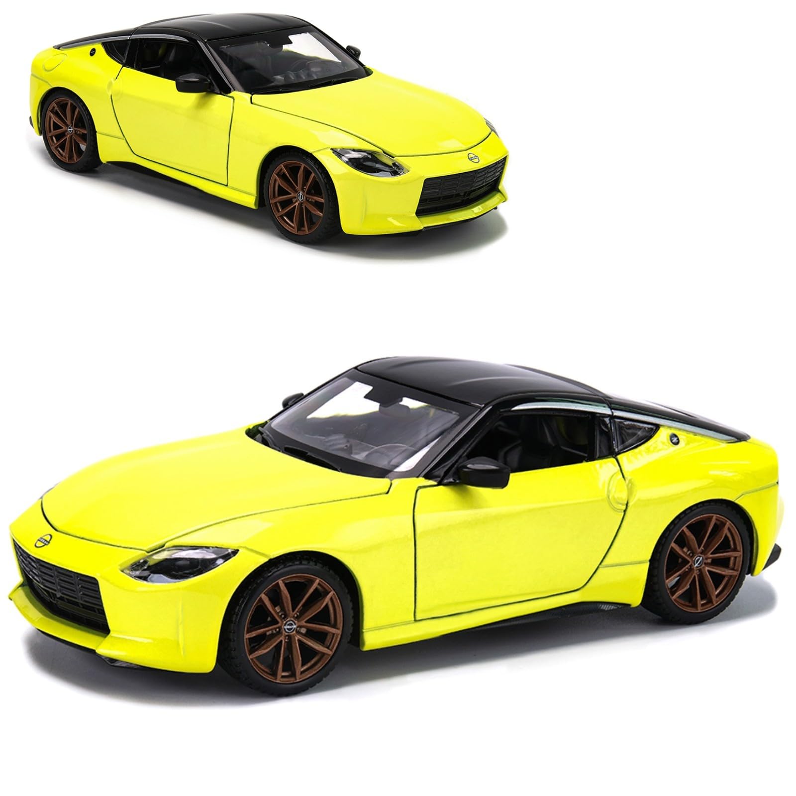 エ*ー様 ミニカー　モデルカー　ジャンクまとめて フェアレディZカスタマイズドプロト」とそのモチーフとなった「Z423R