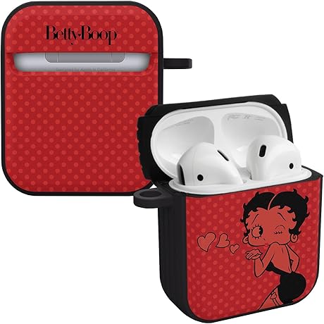 Betty Boop Classic HDX Case Cover Compatible with Apple AirPods Gen 1...