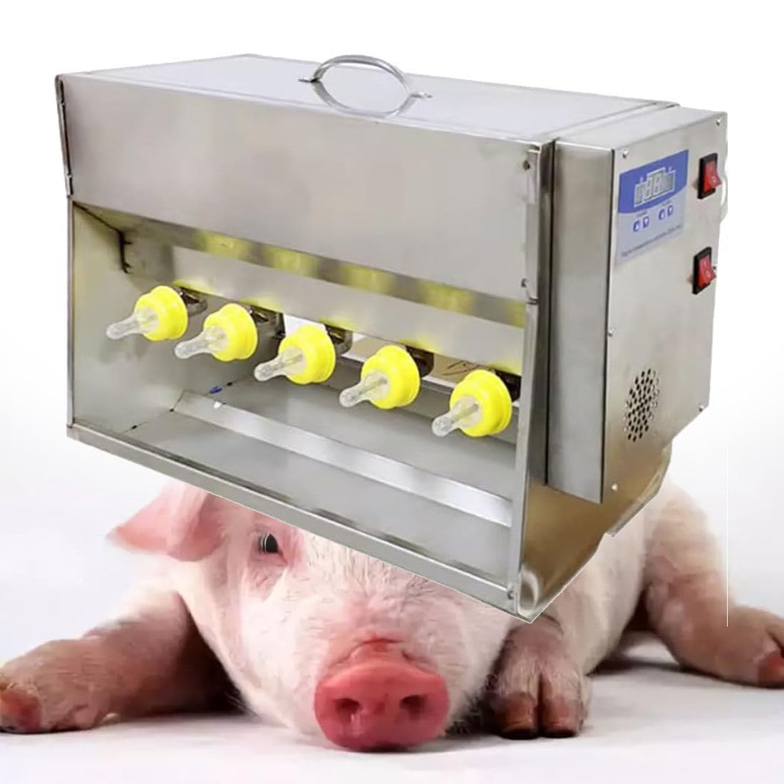 Ferkel-Futterspender für Mehrere Ferkel, 10/14 Zitzen-Futterautomat, FüR Stillmilch-Futterstation, Ferkel-Stillstation, Automatisches Mischen Ferkel-Futterspender für Mehrere Ferkel, 10/14 Zitzen-Futterautomat, FüR Stillmilch-Futterstation, Ferkel-Stillstation, Automatisches Mischen