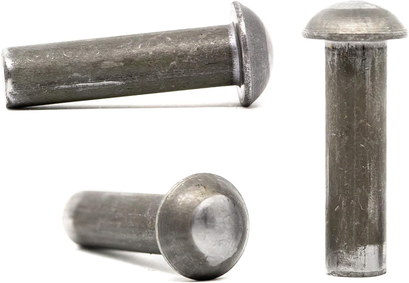 M12 (12mm x 60mm) Solid Steel Round Head Rivets DIN 660 (Pack of 20) - D03B 12x60_20 — image 1