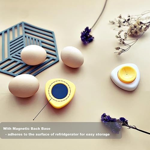 Miniatura 8 de ChaLeeMoo Perforador de huevos para huevos crudos, póker de huevos de acero inoxidable para hervir huevos, gran herramienta para pelar cáscaras de