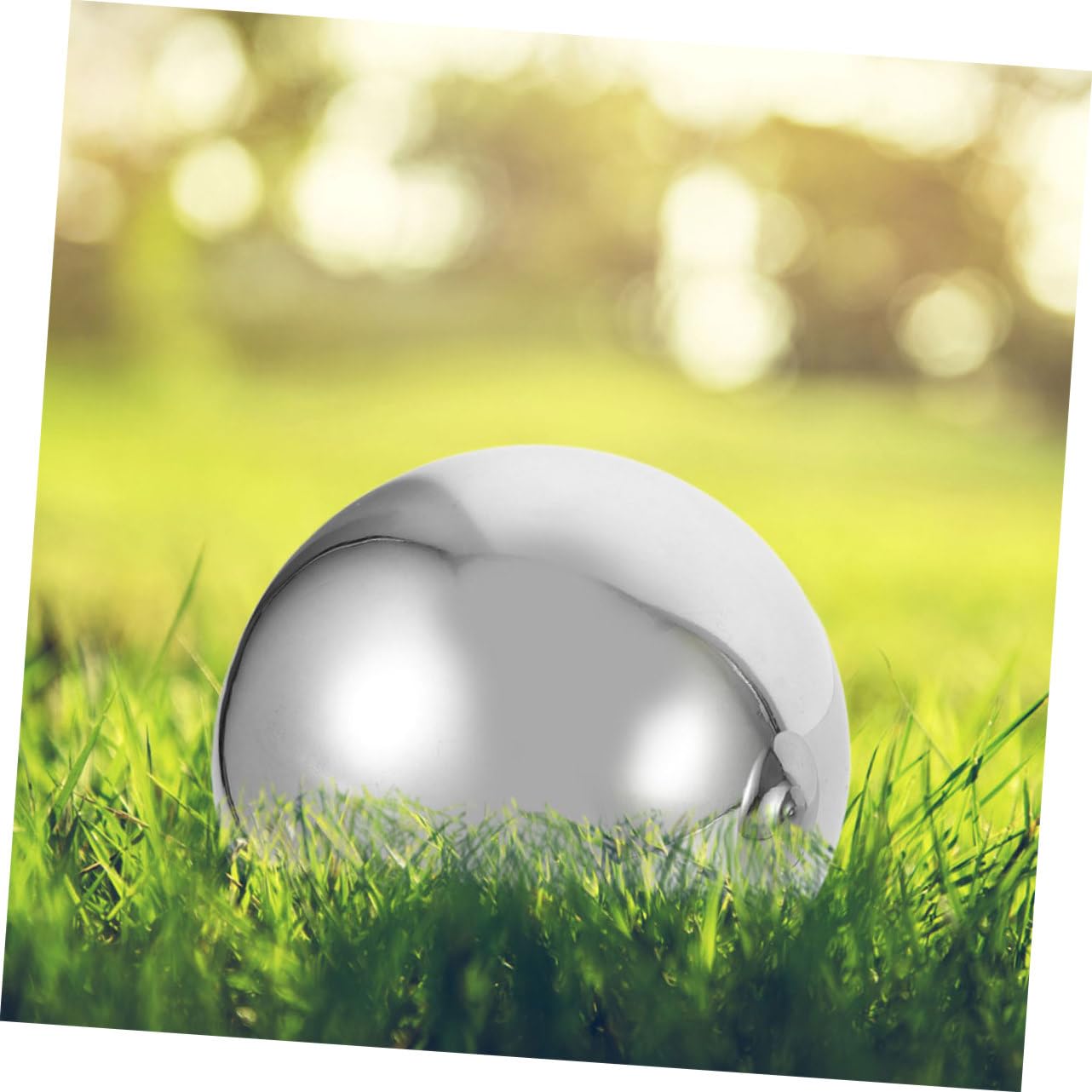 BESTonZON 6stücke Edelstahl-gartenkugeln Hochglanzpolierte Reflektierende Kugeln Hohles Design Für Gartendekoration Leicht Und Langlebig
