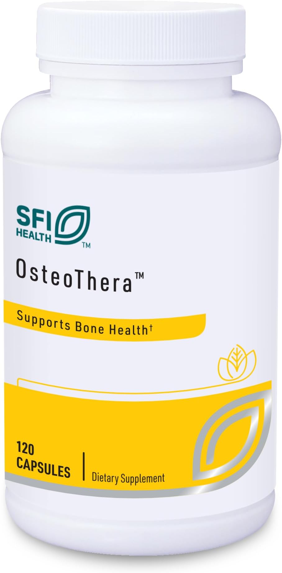 Klaire Labs Osteothera Capsules - Hypoallergenic & Multifactorial Bone Support Formula with Calcium, Vitamin K, D3, Magnesium & Boron (120 Capsules)