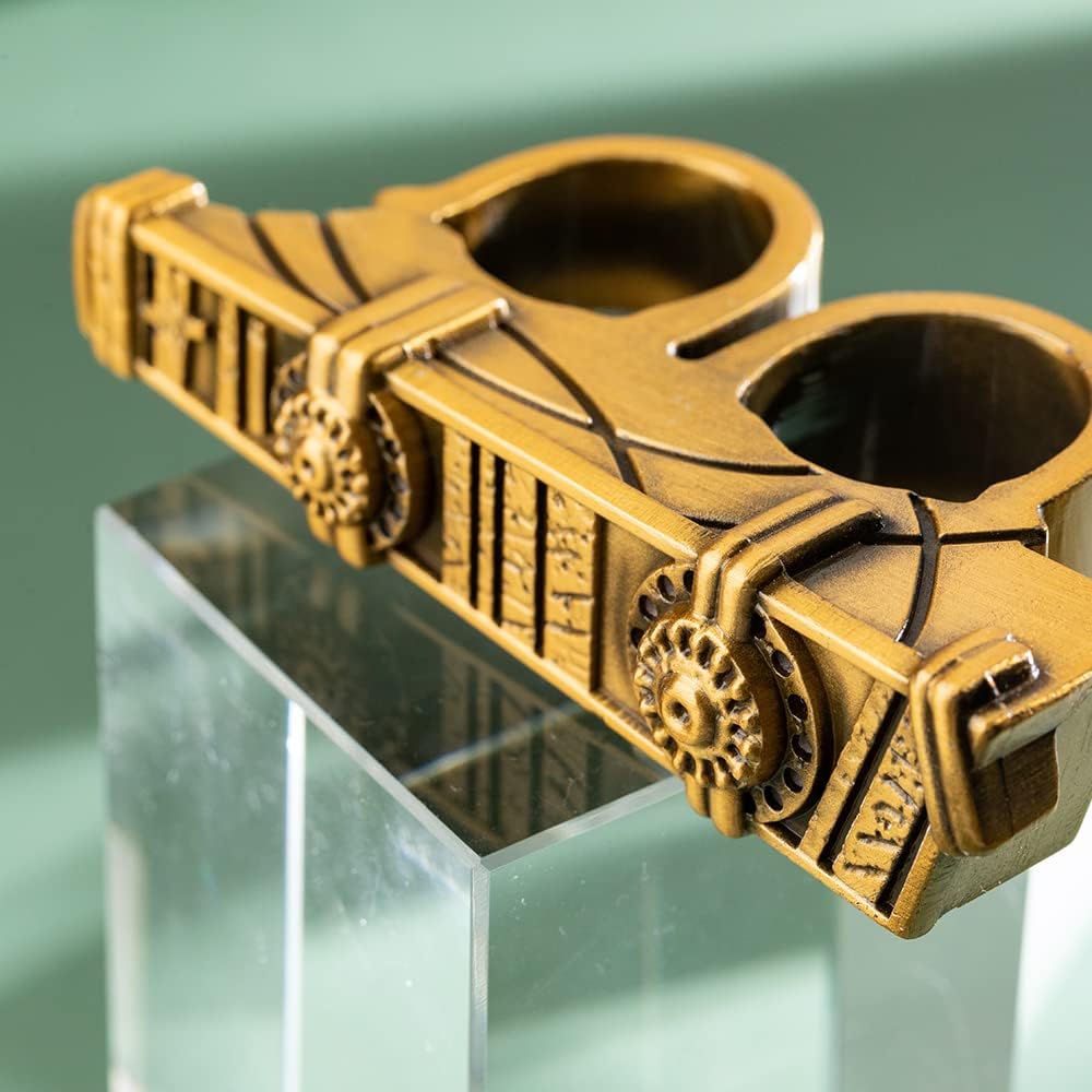 A&C Hero Sling Ring Props Magic Power Ring Cosplay for Halloween Gifts Accessories(Gold)