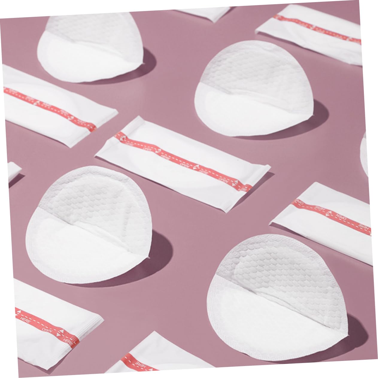 VICASKY 100pcs Disposable Nursing Pads Thin Comfortable Breastfeeding Breast Pad Absorbent Cotton Nipple