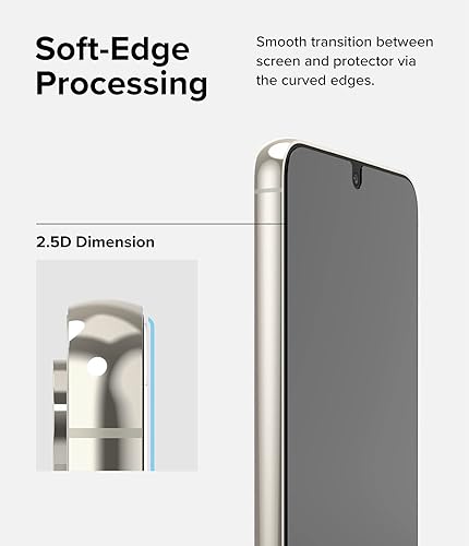 Miniatura 7 de Ringke Vidrio [Cobertura inastillable] Compatible con Samsung Galaxy S23 Plus 5G, protector de múltiples capas de vidrio templado de alta calidad