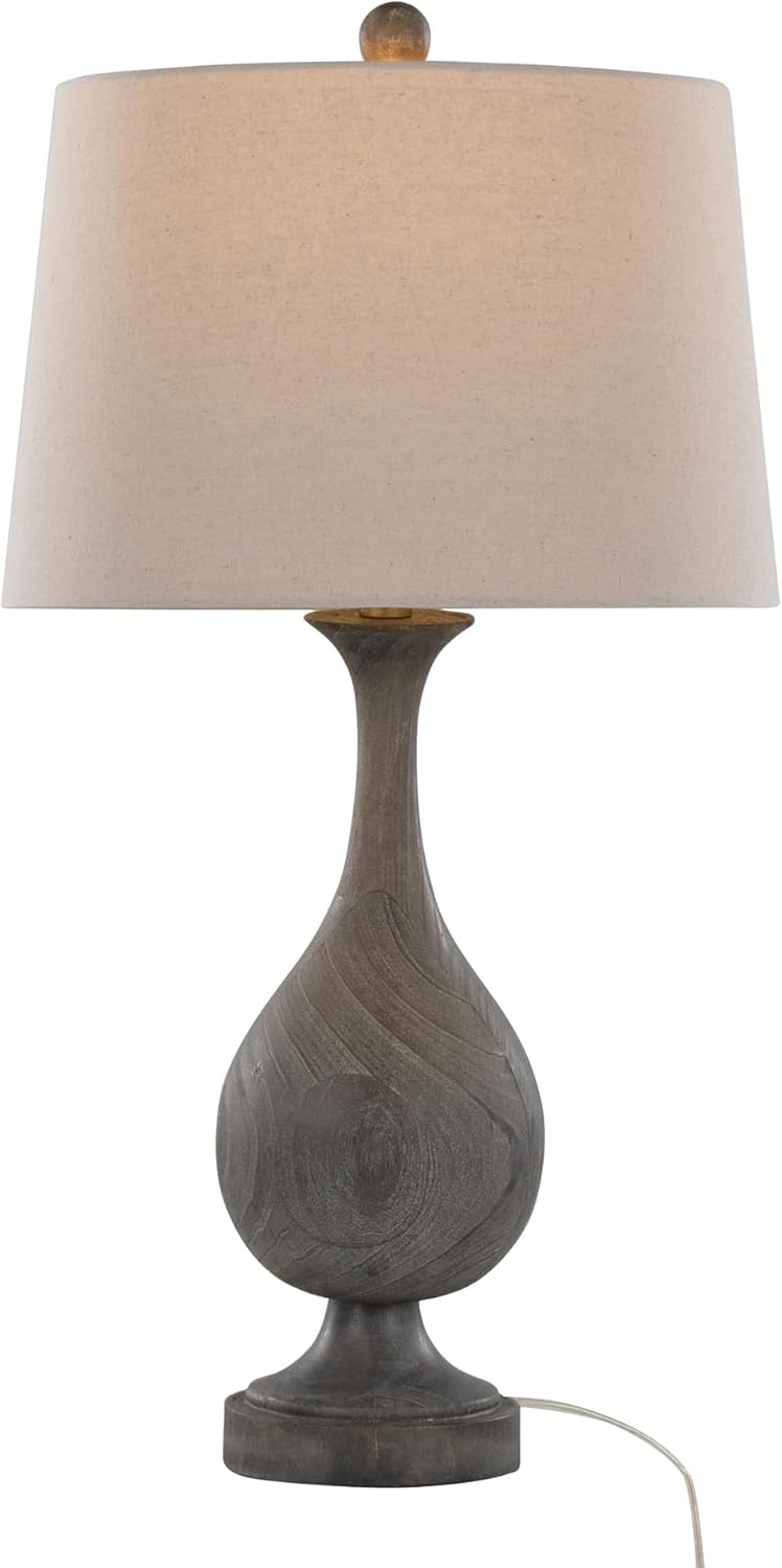 Cipolla Poly 29" Polyresin Table Lamps Set of 2, Desk Lamp, Bedside Lamps for Night Stands, Nightstand Lamp, Small Lamp, Small Table Lamps for Living Room Set of 2, Farmhouse Lamp Set of 2