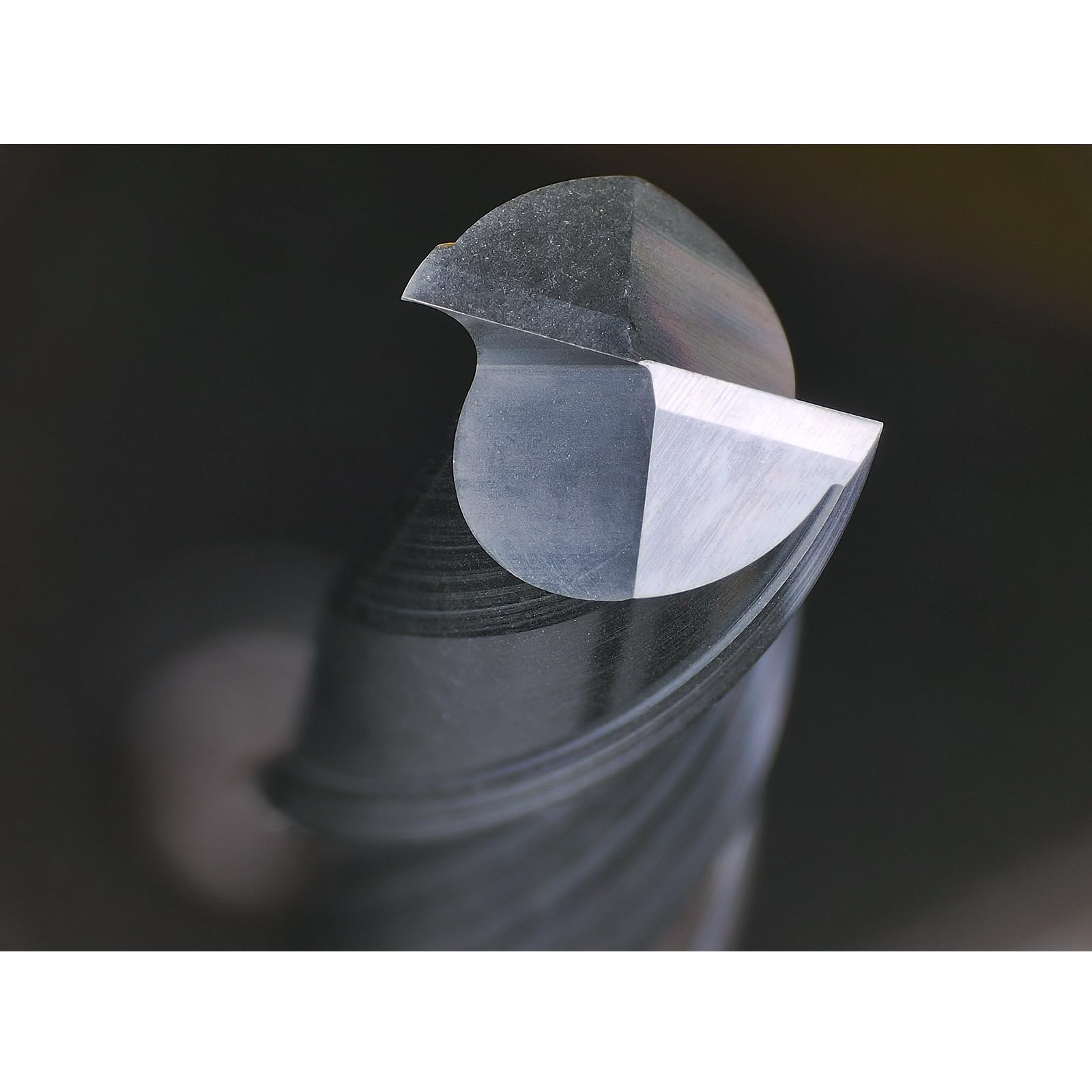 Tools zestaw 2 frezów kwadratowych z węglików spiekanych do cięcia stali stopowych, żeliwa, aluminium - fazowana krawędź do frezowania pionowego - pręt 3/8 (0,95 ~
